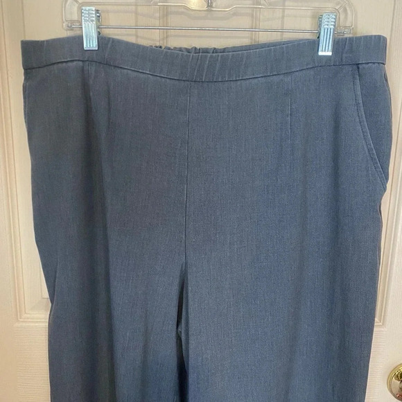 Dressbarn Wide Leg Casual Pull On Dress Pants Stretch Waist Women Plus Size 20 - Picture 8 of 8